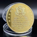 El-on Mu-sk  Coin Stars and Stripes Background Great Person Coin