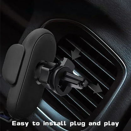 Car Wireless Charger Mount & Phone Holder For iPhone 15/14/13/12 & Samsung