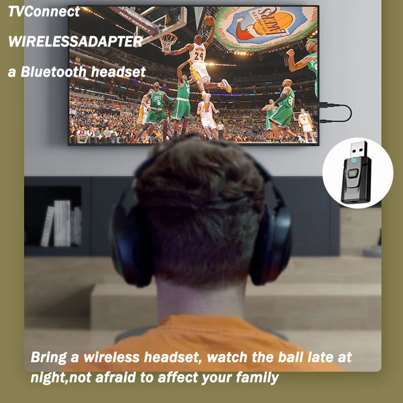 Headphone Bluetooth 5.1 Bass Wireless Headphone Built-in HD Mic Sports Game Headset for PS4 PS5 PC TV Phone