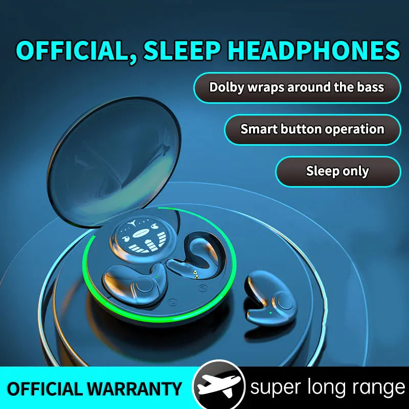 Invisible Sleep Bluetooth Earphones - Side Sleeper Comfort