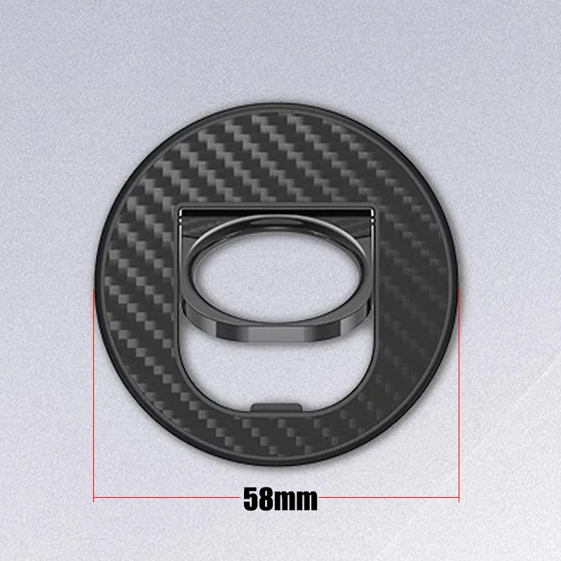 YTF-Carbo Magnetic Phone Holder – Carbon Fiber Ring Buckle for MagSafe Desktop Stand