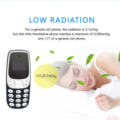 B-M 10 Mini Mobile Phone: Dual SIM, MP3 Player, FM Radio, Voice Changer