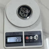 3D Transformers Black Coin - Car Badge Sticker – Autobots and Decepticons Alloy Logo Emblem