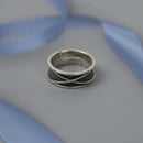 Black Retro Ring: Punk Gothic Handmade Unisex Jewelry Gift