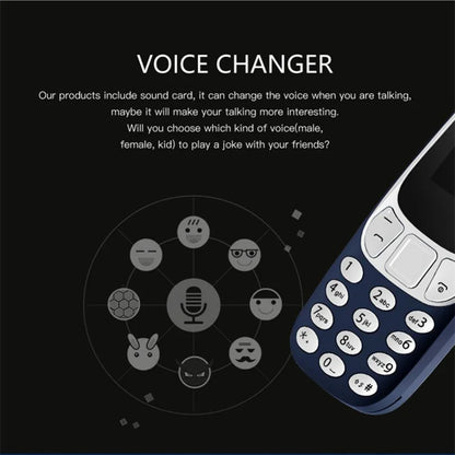 B-M 10 Mini Mobile Phone: Dual SIM, MP3 Player, FM Radio, Voice Changer