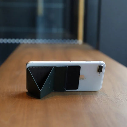 MO-FT X Card Clip Version Adhesive Invisible Phone Stand Folding with Card Pack Desktop Car Navigation