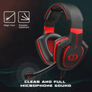 Wired Gaming Headset with Mic: Noise-Isolating Over-Ear Headphones for PC, PS4, PS5, Xbox