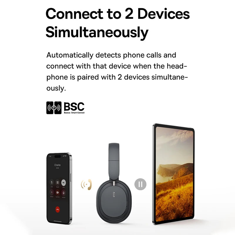 D05 Wireless Headphones: 3D Spatial Audio, Bluetooth 5.3, 70H Playtime