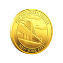 US Statue of Liberty Souvenir New York City The Brooklyn Bridge Pattern en Coin