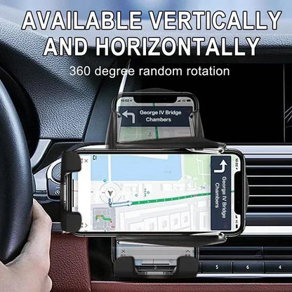 Car Wireless Charger Mount & Phone Holder For iPhone 15/14/13/12 & Samsung