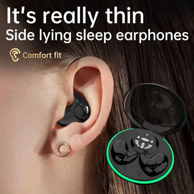 Invisible Sleep Bluetooth Earphones - Side Sleeper Comfort
