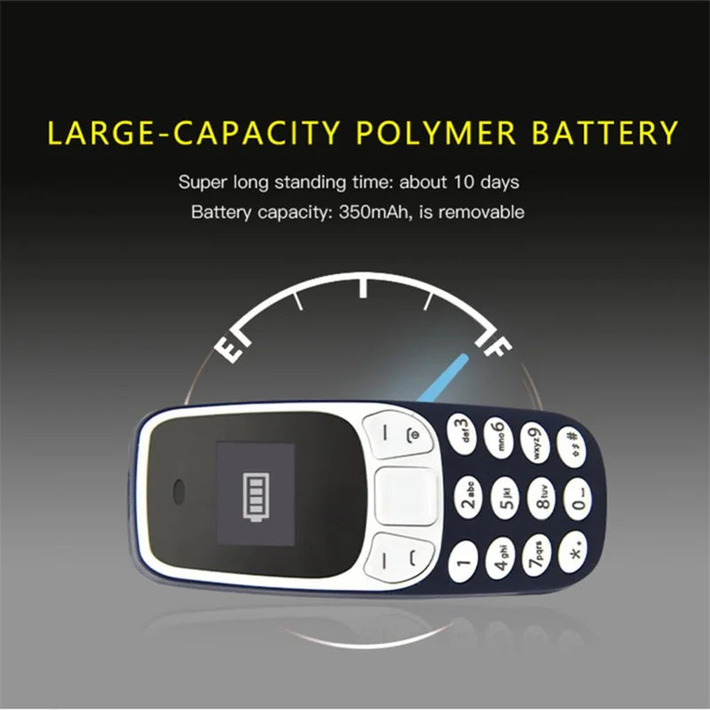 B-M 10 Mini Mobile Phone: Dual SIM, MP3 Player, FM Radio, Voice Changer