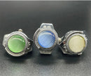 Quartz Finger Ring Watch - Mini Punk Clock with Elastic Strap