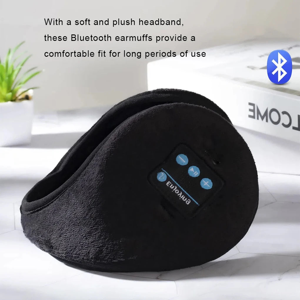 Wireless Headband Headphones Muffs Earphone Warmer Earmuffs Bluetooth Ear Warmer