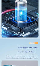 24H Playtime Bluetooth 5.4 Earphones – HiFi Sound Wireless Neckband with LED Display