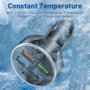 20W Car Charger 5 Ports Car Phone Charger PD QC3.0 Super Charger 5V 3.1A Fast Charging for iPhone Samsung for Huawei Xiaomi