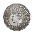 1851 Indian Head One - Dollar  Coin - USA Coin
