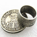 handmade silver rings, handmade wedding rings, handmade silver earrings, coin rings for sale, artisan earrings, artisan engagement rings, half sovereign ring, handcrafted engagement rings, sovereign ring mens, full sovereign ring,