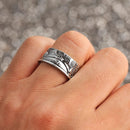 Half ring, Dollar ring, 1945 Ring, Morgan Coin Ring, Handmade ring, handmade jewellery handmade earrings 1 2 carat diamond ear rings, half ring, dollar ring, handmade ring, half eternity ring half eternity band,