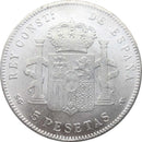 Spain 1899 S 5 Pesetas Alfonso XIII 3rd portrait RE Y CONST L DE ESPANA  Coin