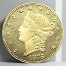 1875 $20 Liberty Head Gold Coin – With Motto Rare Collectible Coin